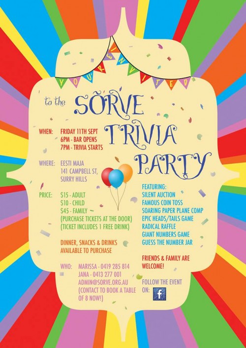 Sorve Trivia Party