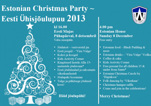 estonian christmas party adelaide 2013